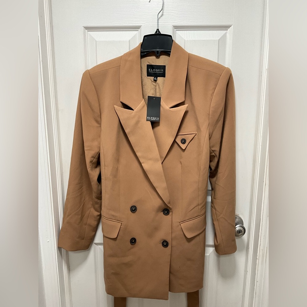 NWT Eloquii Women's Camel Blazer Plus Size 18